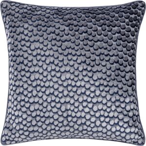 Hoem Höem Lanzo Cut Velvet Piped Cushion Cover - Blue - One Size Hoem Höem Lanzo Cut Velvet Piped Cushion Cover - Blue - One Size