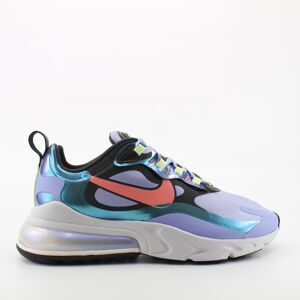 Nike Air Max 270 React Purple Textile Womens Lace Up Trainers Cu4818 001 - Size Uk 3.5 Nike Air Max 270 React Purple Textile Womens Lace Up Trainers Cu4818 001 - Size Uk 3.5