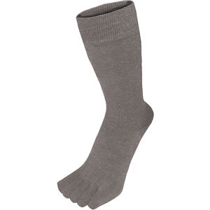 Toetoe - Mens & Ladies Outdoor Soft Wool Moisture Wicking Mid Calf Toe Socks - Grey - Size Uk 9-11 Toetoe - Mens & Ladies Outdoor Soft Wool Moisture Wicking Mid Calf Toe Socks - Grey - Size Uk 9-11