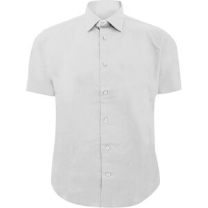 Russell Athletic Collection Mens Short Sleeve Easy Care Fitted Shirt (White) - Size 18.5r Russell Athletic Collection Mens Short Sleeve Easy Care Fitted Shirt (White) - Size 18.5r