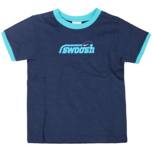 Nike Childrens Unisex Vintage Boys Navy "Swoosh" T-Shirt - Blue - Size Small Nike Childrens Unisex Vintage Boys Navy "Swoosh" T-Shirt - Blue - Size Small