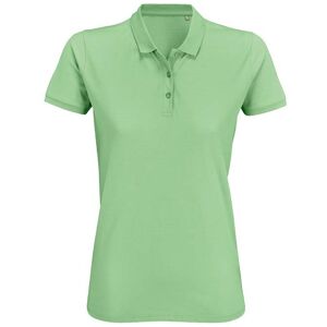 Sols Womens/ladies Planet Organic Polo Shirt (Frozen Green) - Size X-Small Sols Womens/ladies Planet Organic Polo Shirt (Frozen Green) - Size X-Small