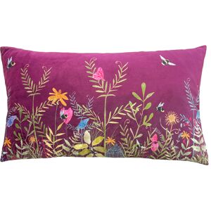 Wylder Nature Willow Wildflower Meadow Velvet Filled Cushion - Multicolour - One Size Wylder Nature Willow Wildflower Meadow Velvet Filled Cushion - Multicolour - One Size