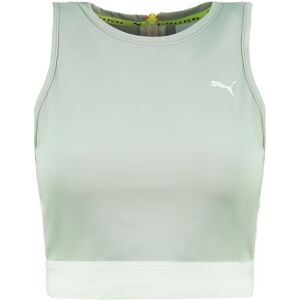 Puma X Selena Gomez Crew Neck Sleeveless Grey Womens Crop Top 579787 01 - Light Grey - Size Small Puma X Selena Gomez Crew Neck Sleeveless Grey Womens Crop Top 579787 01 - Light Grey - Size Small