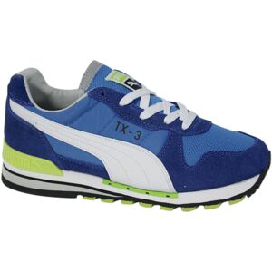 Puma Tx-3 Lace Up Blue Leather Textile Mens Trainers 341044 71 B24c - Size Uk 3 Puma Tx-3 Lace Up Blue Leather Textile Mens Trainers 341044 71 B24c - Size Uk 3