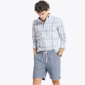 Nautica Mens Textured Cotton Boardwalk Shorts - Blue - Size 2xl Nautica Mens Textured Cotton Boardwalk Shorts - Blue - Size 2xl