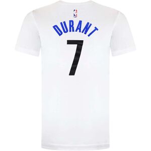 Nike Childrens Unisex Nba Brooklyn Nest 7 Kevin Durant Kids City Edition N&n T-Shirt - White - Size X-Large Nike Childrens Unisex Nba Brooklyn Nest 7 Kevin Durant Kids City Edition N&n T-Shirt - White - Size X-Large