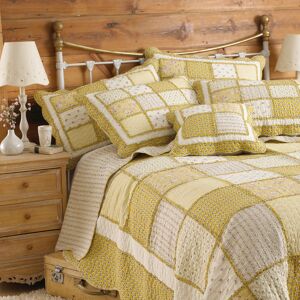 Paoletti Honeybee Bedspread - Yellow Cotton - Size 265 Cm X 265 Cm Paoletti Honeybee Bedspread - Yellow Cotton - Size 265 Cm X 265 Cm