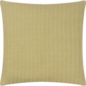 Yard Hush Cotton Linear Filled Cushion - Light Green - Size 45 Cm X 45 Cm Yard Hush Cotton Linear Filled Cushion - Light Green - Size 45 Cm X 45 Cm