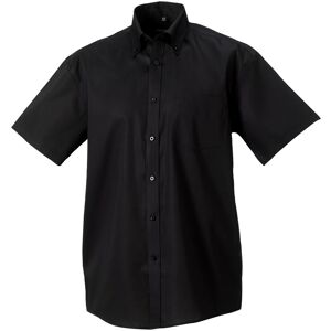 Russell Athletic Collection Mens Ultimate Short-Sleeved Shirt (Black) Cotton - Size 14.5 Inch Russell Athletic Collection Mens Ultimate Short-Sleeved Shirt (Black) Cotton - Size 14.5 Inch