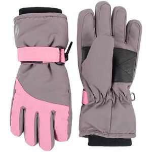 Heat Holders - Kids Boys Girls Waterproof Fleece Lined Winter Thermal Ski Gloves - Pink / Grey Nylon - One Size Heat Holders - Kids Boys Girls Waterproof Fleece Lined Winter Thermal Ski Gloves - Pink / Grey Nylon - One Size
