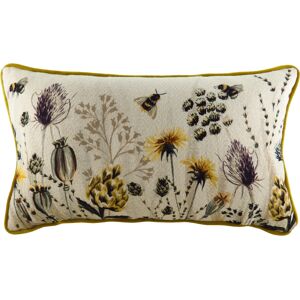 Evans Lichfield Elwood Meadow Floral Piped Feather Filled Cushion - Multicolour - One Size Evans Lichfield Elwood Meadow Floral Piped Feather Filled Cushion - Multicolour - One Size