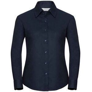 Russell Athletic Collection Womens/ladies Oxford Long-Sleeved Shirt (Bright Navy) - Navy/blue - Size X-Small Russell Athletic Collection Womens/ladies Oxford Long-Sleeved Shirt (Bright Navy) - Navy/blue - Size X-Small