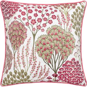 Wylder Nature Ophelia Floral Jacquard Cushion Cover - Red - Size 50 Cm X 50 Cm Wylder Nature Ophelia Floral Jacquard Cushion Cover - Red - Size 50 Cm X 50 Cm