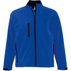 Sols Mens Relax Soft Shell Jacket (Breathable, Windproof And Water Resistant) (Royal Blue) - Size 4xl Sols Mens Relax Soft Shell Jacket (Breathable, Windproof And Water Resistant) (Royal Blue) - Size 4xl