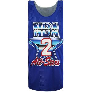 Mitchell & Ness Charlotte Hornets Larry Johnson Reversible Mens Mesh Vest - Blue - Size X-Large Mitchell & Ness Charlotte Hornets Larry Johnson Reversible Mens Mesh Vest - Blue - Size X-Large