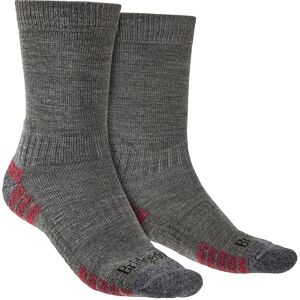 Bridgedale - Mens Hiking Lightweight Merino Socks - Grey / Heather Merino Wool - Size Uk 9-11 Bridgedale - Mens Hiking Lightweight Merino Socks - Grey / Heather Merino Wool - Size Uk 9-11