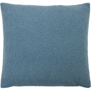 Furn. Malham Shearling Fleece Square Feather Filled Cushion - Blue - One Size Furn. Malham Shearling Fleece Square Feather Filled Cushion - Blue - One Size