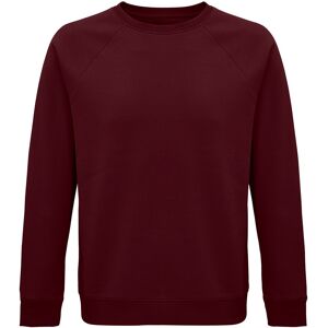 Sols Unisex Adult Space Organic Raglan Sweatshirt (Burgundy) - Size X-Large Sols Unisex Adult Space Organic Raglan Sweatshirt (Burgundy) - Size X-Large