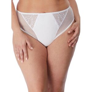 Elomi Womens Charley High Leg Brief - White Cotton - Size X-Large Elomi Womens Charley High Leg Brief - White Cotton - Size X-Large