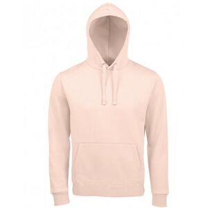 Sols Unisex Adults Spencer Hooded Sweatshirt (Creamy Pink) - Multicolour - Size Small Sols Unisex Adults Spencer Hooded Sweatshirt (Creamy Pink) - Multicolour - Size Small