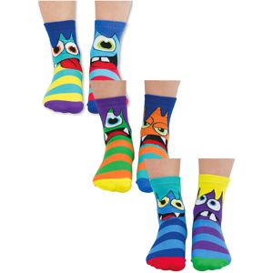 United Oddsocks Odd Socks - 6 Pack Boys Mini Monster Novelty Cotton Odd In Gift Box - Mashers - Multicolour - Size 7-10y United Oddsocks Odd Socks - 6 Pack Boys Mini Monster Novelty Cotton Odd In Gift Box - Mashers - Multicolour - Size 7-10y