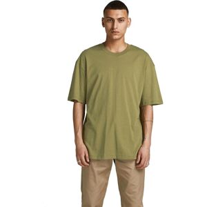 Jack & Jones Mens Plain T-Shirts From - Olive - Size Large Jack & Jones Mens Plain T-Shirts From - Olive - Size Large