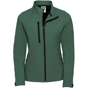 Russell Athletic Womens/ladies Soft Shell Jacket (Bottle Green) - Size 4xl Russell Athletic Womens/ladies Soft Shell Jacket (Bottle Green) - Size 4xl