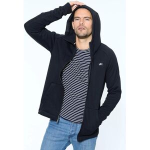 Nike Mens Modern Zip Up Hoodie In Black Cotton - Size Small Nike Mens Modern Zip Up Hoodie In Black Cotton - Size Small
