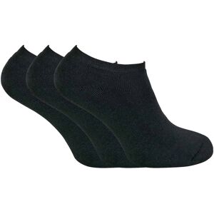 Sock Snob 3 Pairs Mens Thick Cushioned Low Cut Ankle Thermal Trainer Socks - Black - Size Uk 6-11 Sock Snob 3 Pairs Mens Thick Cushioned Low Cut Ankle Thermal Trainer Socks - Black - Size Uk 6-11