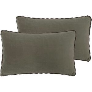 Furn. Cosmo Cushions (Twin Pack) - Grey - Size 30 Cm X 50 Cm Furn. Cosmo Cushions (Twin Pack) - Grey - Size 30 Cm X 50 Cm
