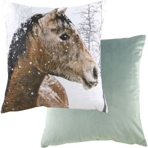 Evans Lichfield Photo Horse Cushion - Multicolour - Size 43 Cm X 43 Cm Evans Lichfield Photo Horse Cushion - Multicolour - Size 43 Cm X 43 Cm