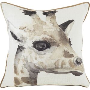 Evans Lichfield Safari Giraffe Mocha Cushion - Size 43 Cm X 43 Cm Evans Lichfield Safari Giraffe Mocha Cushion - Size 43 Cm X 43 Cm