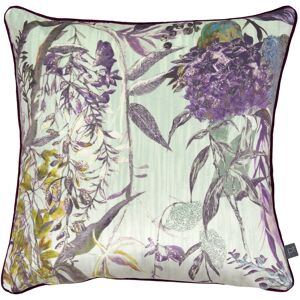 Prestigious Textiles Botanist Floral Piped Cushion Cover - Purple - One Size Prestigious Textiles Botanist Floral Piped Cushion Cover - Purple - One Size
