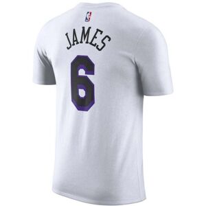 Nike Childrens Unisex Nba La Lakers 6 James Lebron Kids City Edition N&n T-Shirt - White - Size Medium Nike Childrens Unisex Nba La Lakers 6 James Lebron Kids City Edition N&n T-Shirt - White - Size Medium