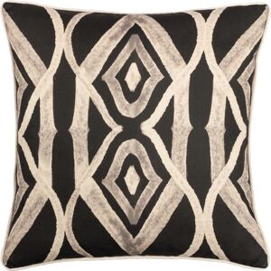 Wylder Tropics Cape Ikat Reversible Filled Cushion - Black - Size 50 Cm X 50 Cm Wylder Tropics Cape Ikat Reversible Filled Cushion - Black - Size 50 Cm X 50 Cm