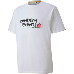 Puma X Randomevent White T-Shirt - Mens Cotton - Size X-Small Puma X Randomevent White T-Shirt - Mens Cotton - Size X-Small