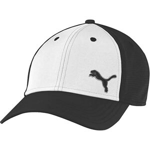 Puma Back 9 Stretch Mesh Fit Black Mens Golf Cap 908271 01 - White - Size L/xl Puma Back 9 Stretch Mesh Fit Black Mens Golf Cap 908271 01 - White - Size L/xl