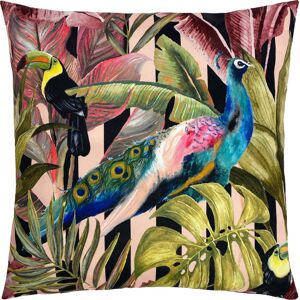 Evans Lichfield Toucan And Peacock Outdoor Cushion Cover - Multicolour - One Size Evans Lichfield Toucan And Peacock Outdoor Cushion Cover - Multicolour - One Size