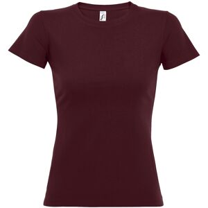 Sols Womens/ladies Imperial Heavy Short Sleeve T-Shirt (Burgundy) - Size 2xl Sols Womens/ladies Imperial Heavy Short Sleeve T-Shirt (Burgundy) - Size 2xl
