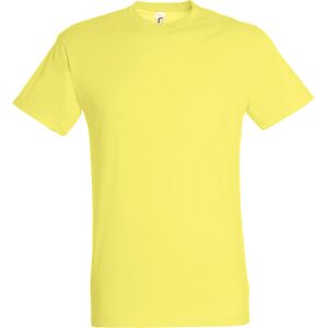 Sols Mens Regent Short Sleeve T-Shirt (Pale Yellow) Cotton - Size Small Sols Mens Regent Short Sleeve T-Shirt (Pale Yellow) Cotton - Size Small