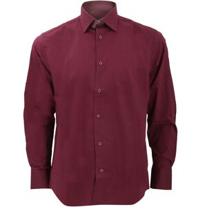 Russell Athletic Collection Mens Long Sleeve Easy Care Fitted Shirt (Port) - Multicolour - Size 15.5 Inch Russell Athletic Collection Mens Long Sleeve Easy Care Fitted Shirt (Port) - Multicolour - Size 15.5 Inch