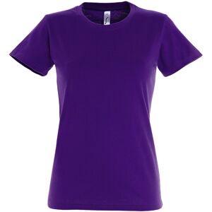 Sols Womens/ladies Imperial Short-Sleeved T-Shirt (Dark Purple) - Size Medium Sols Womens/ladies Imperial Short-Sleeved T-Shirt (Dark Purple) - Size Medium