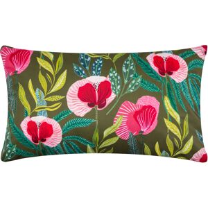 Wylder Tropics Nature House Of Bloom Poppy Outdoor Cushion Cover - Olive - One Size Wylder Tropics Nature House Of Bloom Poppy Outdoor Cushion Cover - Olive - One Size
