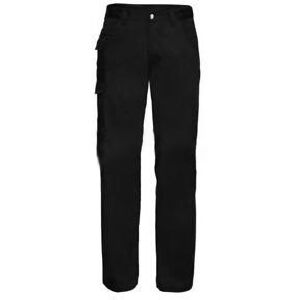 Russell Athletic Mens Polycotton Twill Trouser / Pants (Regular) (Black) - Size 32w/32l Russell Athletic Mens Polycotton Twill Trouser / Pants (Regular) (Black) - Size 32w/32l