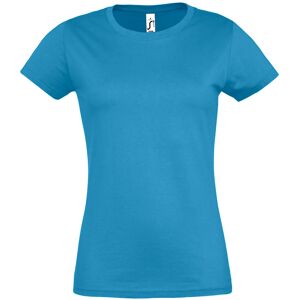Sols Womens/ladies Imperial Heavy Short Sleeve T-Shirt (Aqua) - Blue - Size 2xl Sols Womens/ladies Imperial Heavy Short Sleeve T-Shirt (Aqua) - Blue - Size 2xl