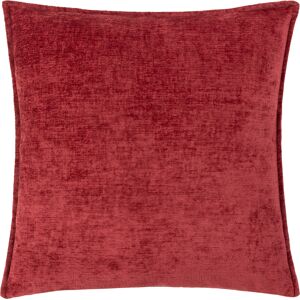 Evans Lichfield Buxton Reversible Square Feather Filled Cushion - Red - Size 50 Cm X 50 Cm Evans Lichfield Buxton Reversible Square Feather Filled Cushion - Red - Size 50 Cm X 50 Cm