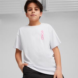 Puma X Playstation Boys T-Shirt - White Cotton - Size 9-10y Puma X Playstation Boys T-Shirt - White Cotton - Size 9-10y