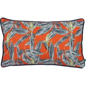 Wylder Tropics Ebon Wilds Nkiru Piped Filled Cushion - Orange - One Size Wylder Tropics Ebon Wilds Nkiru Piped Filled Cushion - Orange - One Size