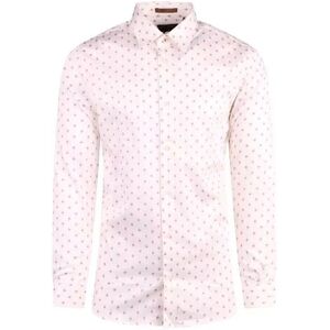 Ted Baker Area Mens White Geometric Print Shirt - Size 3xl Ted Baker Area Mens White Geometric Print Shirt - Size 3xl